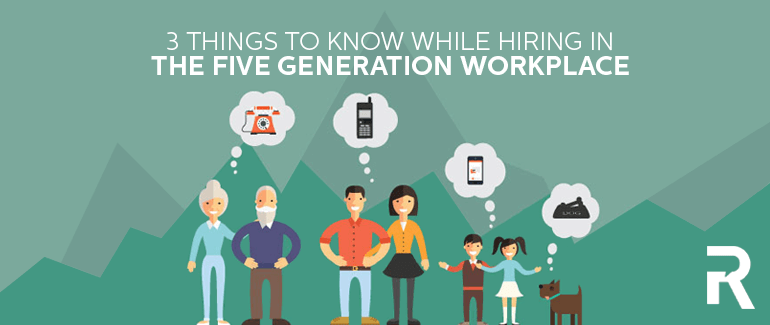 5 Generations In The Workplace Chart